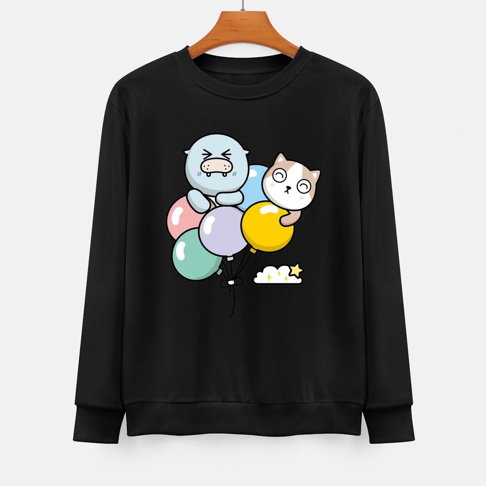 Front Patterned Long Sleeve TopActiveWear Strong